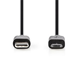 Nedis USB-C na USB Micro CCGB60750BK10