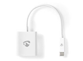 Nedis kabel USB-C™ s adaptérem/ USB-C™ zástrčka – HDMI™ zásuvka/ bílý/ blistr/ 20cm