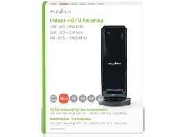 Nedis Pokojová anténa DVBT/T2 ANIR1504BK700