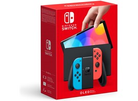 Nintendo Switch OLED neon red&blue