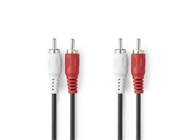 Nedis 2x RCA Kabel 2m CAGB24200BK20