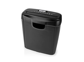 NEDIS skartovačka PASH112BKA4/ formát A4/ velikost řezu 6mm/ stupeň utajení (DIN) 2/ objem nádoby 10 l/ černá