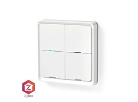 Nedis Nástěnný Vypínač ZigBee ZBWS40WT