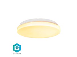 Nedis Wi-Fi chytré stropní světlo/ kulaté/ průměr 26 cm/ teplá až studená bílá/ RGB/ 1820 lm/ 18 W/ IP20/ Android & iOS