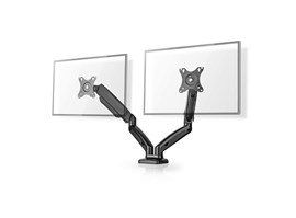 Nedis MMDOSGS110BK držák pro 2 monitory