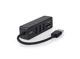 Nedis USB Hub USB-A CCGB61250BK01