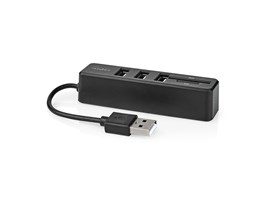 Nedis USB Hub Čtečka CCGB60250BK01