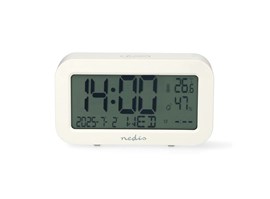 Nedis CLDK2005WT budík, tichý, bílý