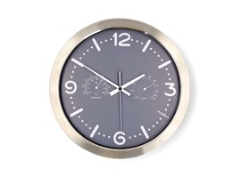 Nedis CLWA5226SS hodiny 30 cm, nerez