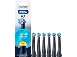 Oral-B kartáčkové hlavice iO Ultimate Clean Black 6ks