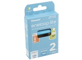 Panasonic Eneloop Nabíjecí baterie AAA Lite N 550mAh Ni-MH 2ks Blistr - 3000 nabíjecích cyklů