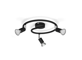 Philips Limbali bodové svítidlo 3x50 GU10 černá
