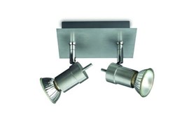 Philips Titan 55082/48/PN 2xGU10 hliník