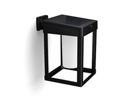 Camil UltraEfficient solární venkovní nástěnné LED svítidlo 1,4W 250lm 3000K IP44, černé