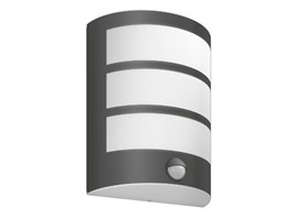 Python UltraEfficient venkovní nástěnné svítidlo se senzorem LED 3,8W 800lm 2700K IP44, antracitové