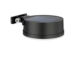 Vynce solární venkovní nástěnné LED svítidlo 1,5W 200lm 2700K IP44, černé