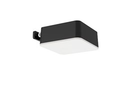 Vynce solární venkovní nástěnné LED svítidlo 1,5W 200lm 2700K IP44, černé