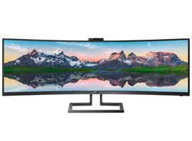Philips LED prohnutý, 48,8", VA, 5120x1440, 450cd/m2, 5ms, 2x HDMI, DisplayPort, USB typ C, USB, LAN
