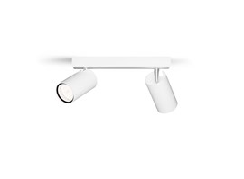 Philips Idris 2x GU10 24cm IP44, bílé