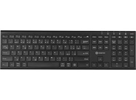 Powerton Klávesnice UltraSlim CZ/SK černá