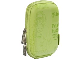 RivaCase 7023 pouzdro na fotoaparát, zelené Newspaper