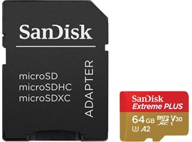 SanDisk MicroSDXC 64GB UHS-I,U3,Class 10