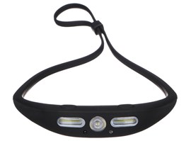 Čelovka s gumovým páskem a senzorem Headlamp sensor 1, 160 lm, XPG LED, COB, USB Sixtol