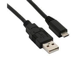 Solight SSC13005E USB 2.0 A konektor - USB B micro konektor, sáček, 50cm