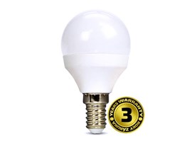 Solight LED žárovka, E14, 8W G45 WZ425 Teplá bílá