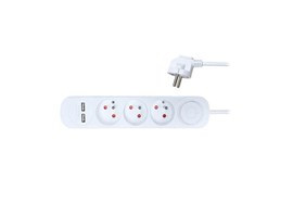 Solight PP111USB prodlužovací přívod