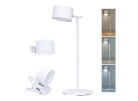 Solight LED nabíjecí lampička 3v1, 280lm, změna CCT, stmívání, bílá