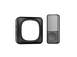 Solight bezdrátový zvonek a noční světélko, do zásuvky, 150m, černý, learning code