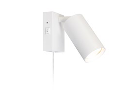 Solight nástěnná lampička CELE, 1x GU10, bílá