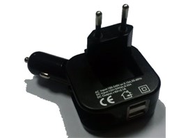 Solight USB nab. adaptér univerz.,DC42