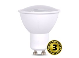 Solight LED žárovka bodová 3W GU10 3000K 260lm bílá