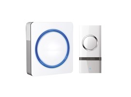 Solight bezdrátový zvonek, do zásuvky, 120m, bílý