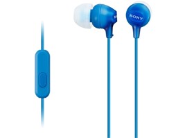 Sony MDR-EX15APLI sluchátka s mikrofonem, Blue