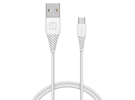 Swissten Datový kabel Micro USB 1,5m, bílý 