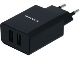 Swissten SMART IC 2x USB 2,1A POWER BK 22033000