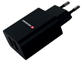 Swissten Adaptér Smart IC 2x USB 2,1A B