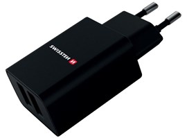 Swissten Adaptér Smart IC 2xUSB 2,1A B