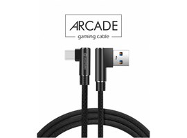 Swissten Kabel Arcade USB/USB - C 1,2m, černý 