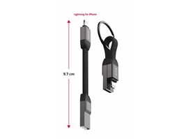 Swissten Kabel USB-A/LIGHTNING 9,7CM