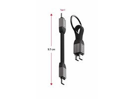 Swissten Kabel USB-C/USB-C 9,7CM