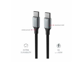 Swissten Kabel USB-C/USB-C 1,5 M ČERNÝ