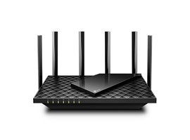 TP-Link Archer AX73 Router, bezdrátový, dvoupásmový, gigabitový, 802.11a/b/g/n/ac/ax, 4x LAN, 1x WAN, Wi-Fi 6, OFDMA, beamforming, černý