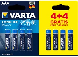 VARTA Longlife Power 8 AAA (4+4)