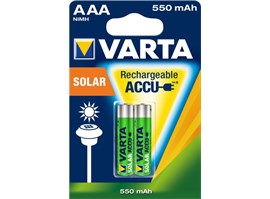 VARTA Rechearge Solar 2 AAA 550 mAh