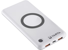 Powerbanka VARTA 57913 10000mAh USB-C PD vstup a výstup, bezdrátové nabíjení Qi