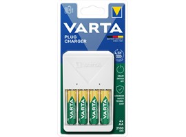 Varta Plug Charger + 4x AA 2100 mAh R2U